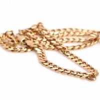 Lot 1843 - NINE CARAT GOLD CHAIN NECKLACE 21g