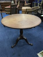Lot 108 - A TILT TOP TABLE AND ONE OTHER
