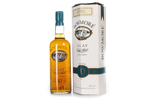 Lot 1064 - BOWMORE 10 YEARS OLD SCREEN PRINT BOTTLE