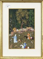 Lot 429 - THE PROPHET ELIAS RESCUING NUR-AD-DAHR FROM DROWNING IN A RIVER