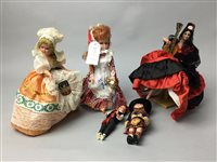 Lot 205 - A COLLECTION OF COSTUME DOLLS