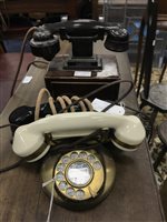Lot 172 - A DICTOGRAPH BAKELITE TELEPHONE AND TWO OTHER TELEPHONES