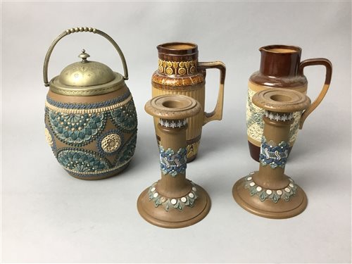 Lot 180 - A GROUP OF DOULTON STONEWARE