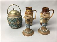 Lot 180 - A GROUP OF DOULTON STONEWARE