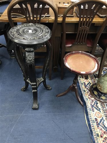 Lot 275 - A WINE TABLE AND ANOTHER