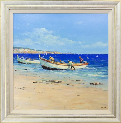 Lot 34 - COMING ASHORE, BY ALLAN NELSON