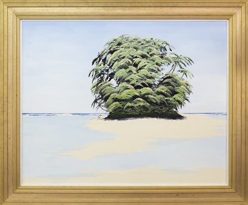 Lot 643 - THE PARADISE ISLAND, AN OIL BY GLYN WHITING