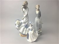 Lot 288 - A ROYAL DOULTON FIGURE OF 'MARGARET' AND OTHER FIGURES