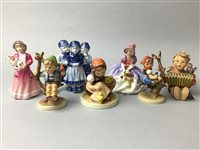Lot 300 - SIX HUMMEL FIGURES OF CHILDREN AND OTHER FIGURES