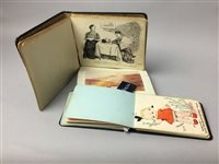 Lot 341 - THREE VARIOUS SKETCH ALBUMS AND AN AUTOGRAPH BOOK