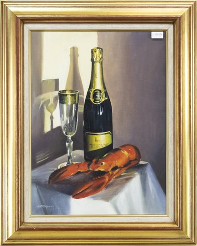 Lot 153 - CHAMPAGNE AND LOBSTER, BY ALASTAIR W THOMSON