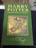 Lot 1744 - A LOT OF FOUR VOLUMES OF HARRY POTTER INCLUDING TWO FIRST EDITION COPIES