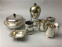 Lot 185 - A GROUP OF SILVER PLATED ITEMS