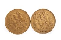 Lot 561 - TWO GOLD HALF SOVEREIGNS, 1913