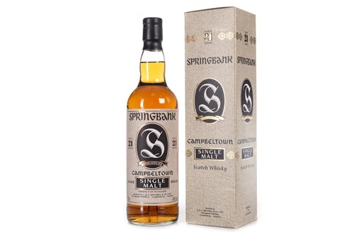 Lot 1120 - SPRINGBANK AGED 21 YEARS