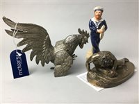Lot 408 - A ROYAL DOULTON FIGURE OF 'PLAYER'S HERO' ALONG WITH OTHER FIGURES