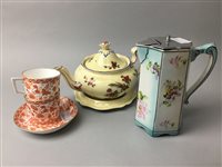 Lot 418 - A ROYAL VENTON WARE TEAPOT WITH OTHER CERAMICS
