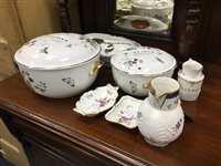 Lot 423 - THREE ROYAL WORCESTER TUREENS AND OTHER CERAMICS
