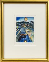 Lot 283 - REFLECTIONS AT THE WEIGHING BRIDGE, ROTHESAY, BY BRYAN EVANS