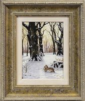 Lot 107 - A PAIR OF WINTER SCENES, BY G WILLIAMS