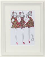 Lot 48 - AN ORIGINAL ILLUSTRATION FOR LAURA ASHLEY, BY ROZ JENNINGS