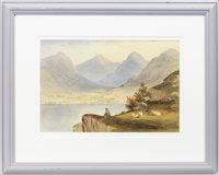 Lot 482 - THE COULINS SKYE, A WATERCOLOUR BY WILLIAM LEIGHTON LEITCH