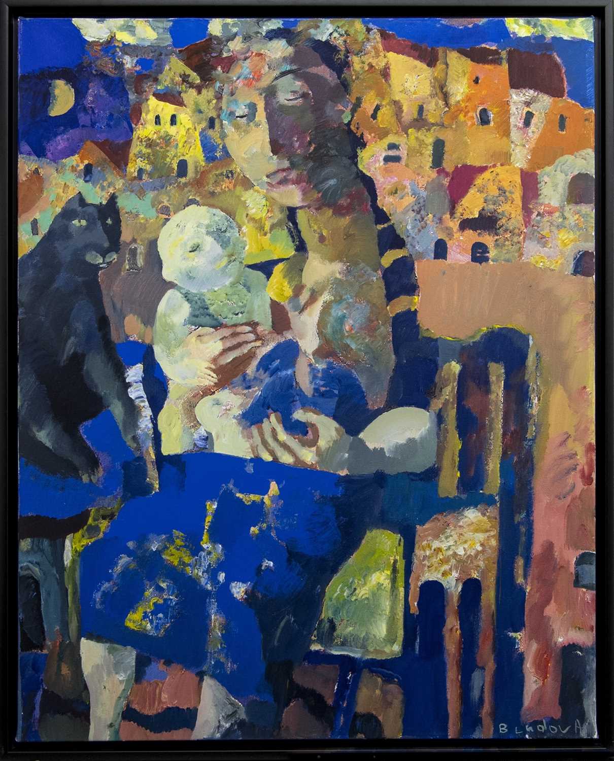 Lot 625 - MATERNITY, AN OIL BY ANDREI BLUDOV