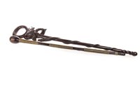 Lot 1073 - A SOUTH AFRICAN KNOBKERRY AND A WALKING CANE
