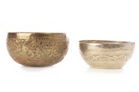 Lot 355 - A LOT OF TWO INDIAN BOWLS