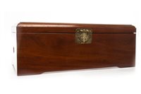 Lot 1145 - A CHINESE WOOD CASKET