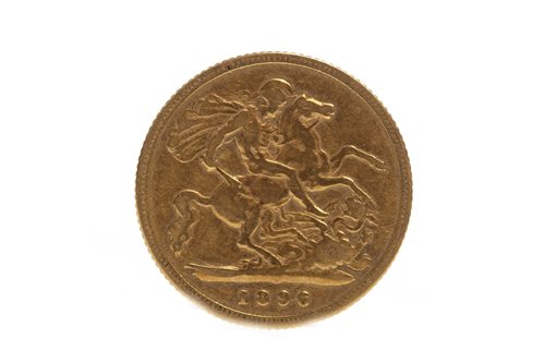 Lot 503 - A GOLD HALF SOVEREIGN, 1896