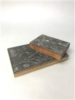 Lot 22 - A COLLECTION OF VARIOUS PRINTING PLATES