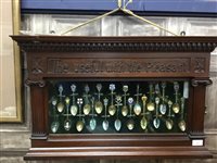 Lot 178 - A DISPLAY OF ENAMELLED SPOONS