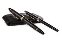 Lot 1735 - A LOT OF TWO CASED MONTBLANC MEISERSTUCK FOUNTAIN PENS