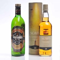 Lot 1004 - SCAPA 14 YEAR OLD Highland Single Malt Whisky....