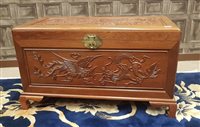 Lot 1100 - A CHINESE BLANKET CHEST