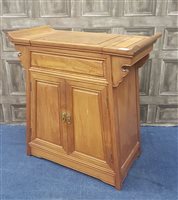 Lot 1102 - A CHINESE HARDWOOD CHEST