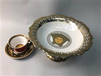 Lot 116 - A SMALL GROUP OF VERSACE CERAMICS