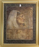 Lot 1930 - A 19TH CENTURY ENGRAVING AND MODERN PRINTS OF EGYPT