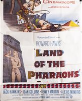 Lot 1945 - A LARGE TWO PART FILM POSTER FOR LAND OF THE PHARAOHS