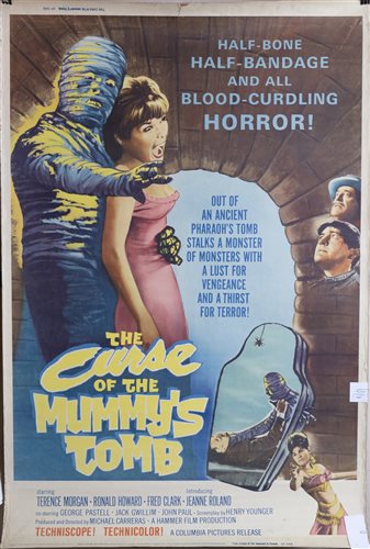 Lot 1947 - A FILM POSTER FOR CURSE OF THE MUMMY’S TOMB