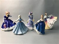 Lot 266 - A LOT OF FIVE ROYAL DOULTON FIGURES