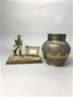 Lot 273 - A CHINESE BRONZE BALUSTER VASE