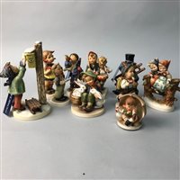 Lot 278 - A LOT OF TEN HUMMEL FIGURES