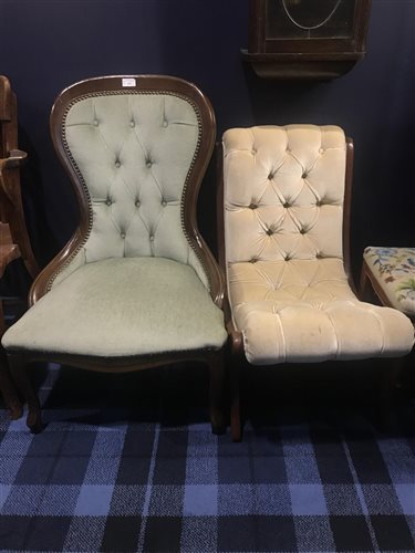 Lot 210 - A LOT OF THREE VARIOUS CHAIRS