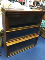 Lot 148 - A SECTIONAL BOOKCASE