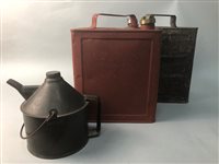 Lot 226 - A COLLECTION OF OIL AND FUEL CANS
