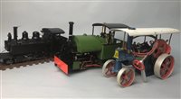 Lot 326 - A LOT OF TWO SMALL MODEL RAILWAY STEAM ENGINES