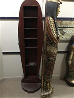 Lot 1949 - A LIFE SIZE SARCOPHAGUS STORAGE CABINET