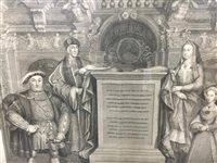 Lot 313 - A LOT OF TWO PRINTS INCLUDING ONE AFTER HOLBEIN
